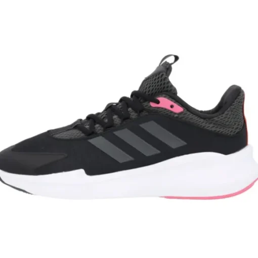 Adidas Alphaedge W, Sneakers Low, Damen, Schwarz/Grau/Pink