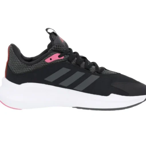Adidas Alphaedge W, Sneakers Low, Damen, Schwarz/Grau/Pink