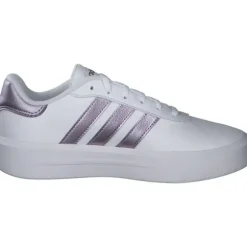 Adidas Core Court Platform, Sneakers Low, Damen, white berry metallic