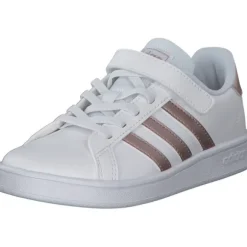 Adidas Core Grand Court C, Sneakers Low, Kinder, Weiß (FTWWHT/COPPMT)