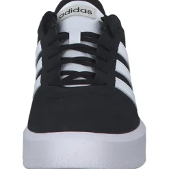 Adidas Court Platform Suede, Schnürschuhe, Schwarz