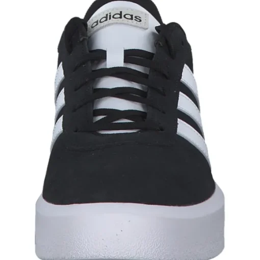 Adidas Court Platform Suede, Schnürschuhe, Schwarz