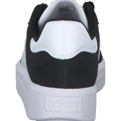 Adidas Court Platform Suede, Schnürschuhe, Schwarz