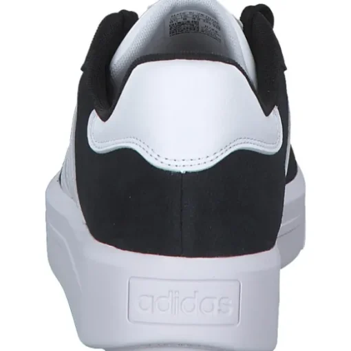 Adidas Court Platform Suede, Schnürschuhe, Schwarz