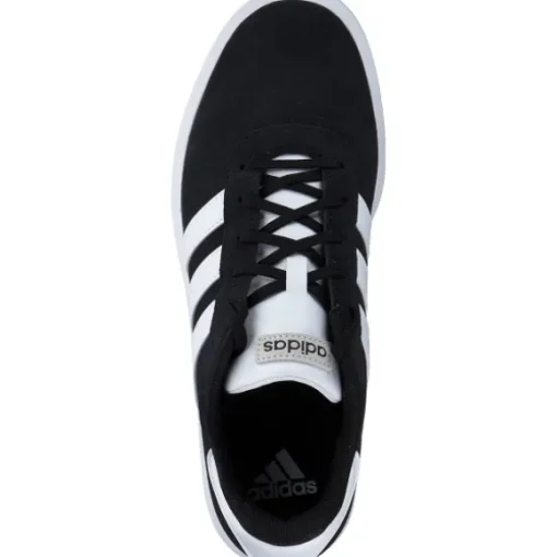 Adidas Court Platform Suede, Schnürschuhe, Schwarz