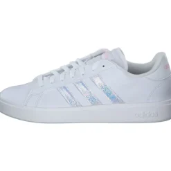 Adidas Grand Court Base 2.0 W, Schnürschuhe, Damen, white/white/clear pink