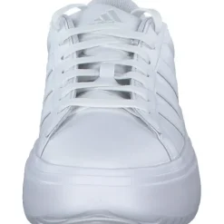 Adidas Grand Court Platform Suede, Schnürschuhe, Damen, Weiß