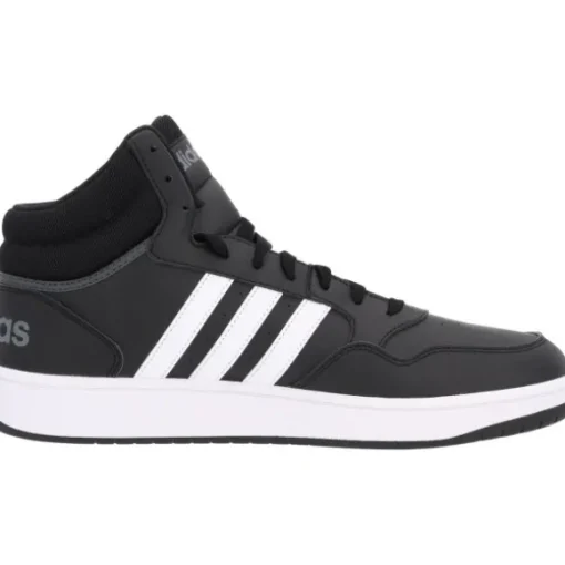 Adidas Hoops 3.0 MID M, Sneakers High, Herren, core black/ftwr white/grey six