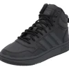 Adidas Hoops 3.0 MID W, Sneakers High, Damen, blackcarbon/white