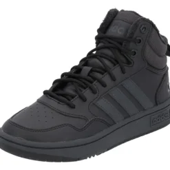 Adidas Hoops 3.0 MID W, Sneakers High, Damen, blackcarbon/white