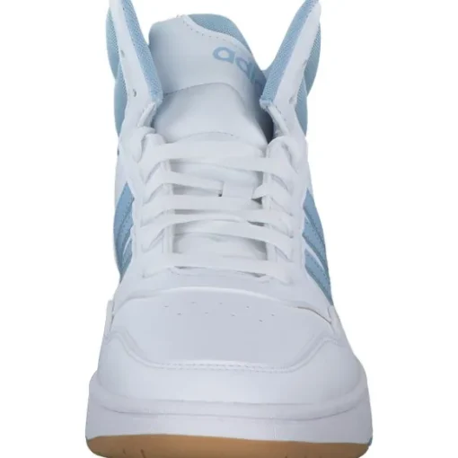 Adidas Hoops 3.0 MID W, Sneakers High, Damen, white/clear sky/gum