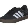 adidas ID8796 VL Court 3.0, Schnürschuhe, Damen, black/white/gums