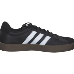 adidas ID8796 VL Court 3.0, Schnürschuhe, Damen, black/white/gums
