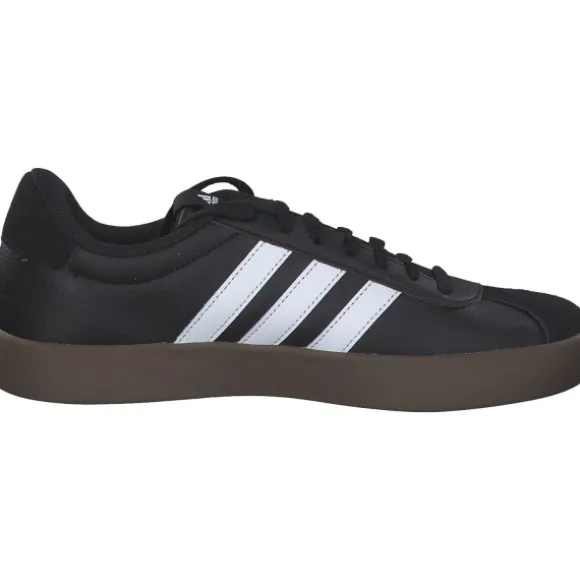 adidas ID8796 VL Court 3.0, Schnürschuhe, Damen, black/white/gums