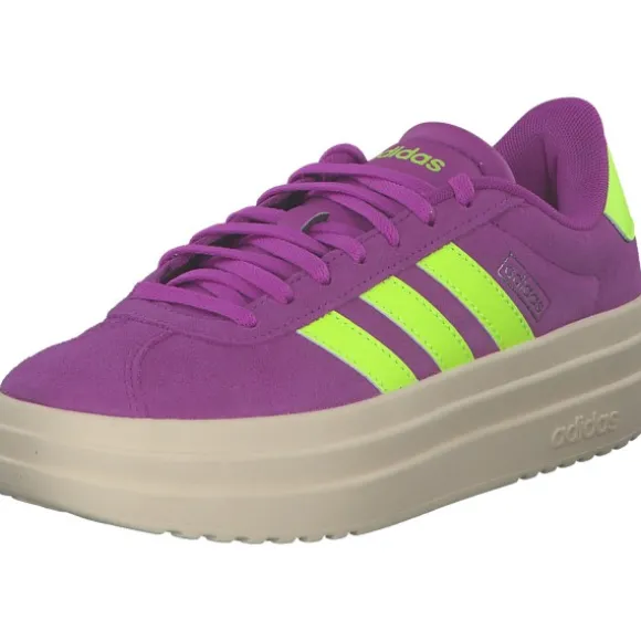 Adidas VL Court Bold W, Schnürschuhe, Damen, FLAPNK/LUCLEM/SILVMT