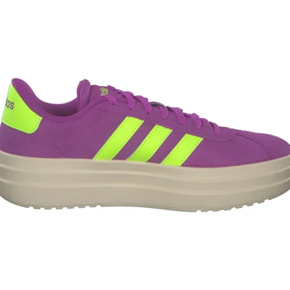 Adidas VL Court Bold W, Schnürschuhe, Damen, FLAPNK/LUCLEM/SILVMT