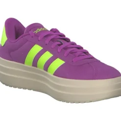 Adidas VL Court Bold W, Schnürschuhe, Damen, FLAPNK/LUCLEM/SILVMT