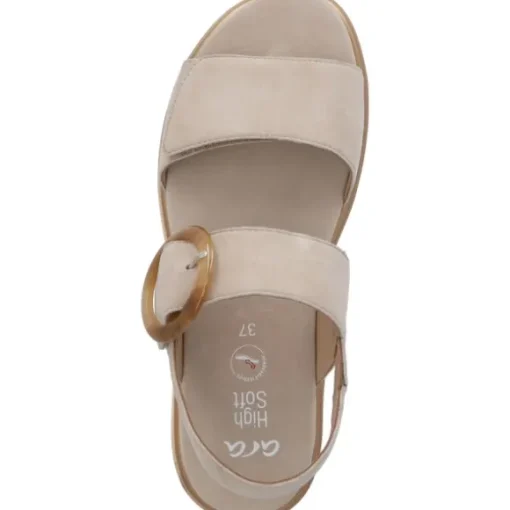 Ara Bilbao 33505, Keilsandaletten, Damen, Beige