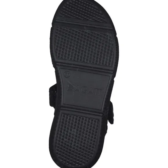 Bagatt Jersey A7886, Keilsandaletten, Damen, black