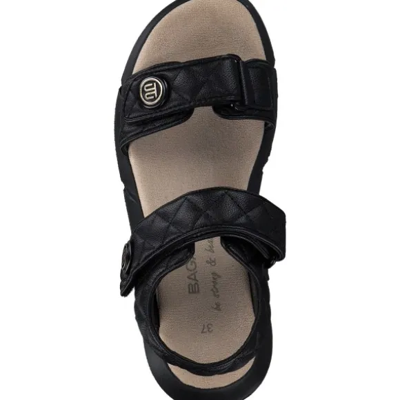 Bagatt Jersey A7886, Keilsandaletten, Damen, black