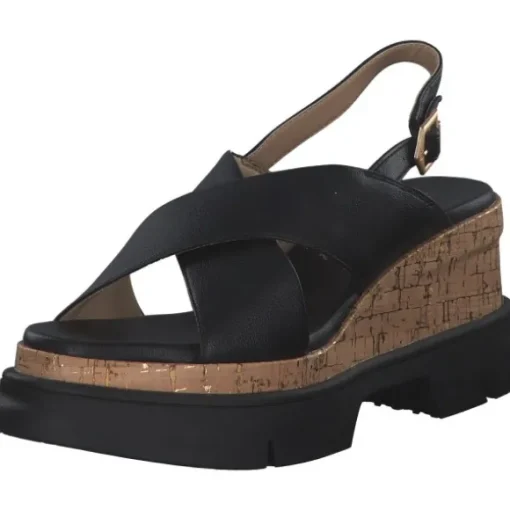 Bagatt Trish AEI81, Plateau-Sandaletten, Damen, Schwarz