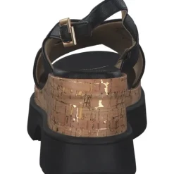 Bagatt Trish AEI81, Plateau-Sandaletten, Damen, Schwarz