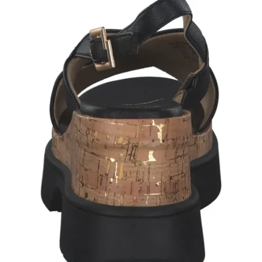 Bagatt Trish AEI81, Plateau-Sandaletten, Damen, Schwarz