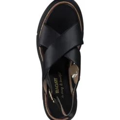 Bagatt Trish AEI81, Plateau-Sandaletten, Damen, Schwarz