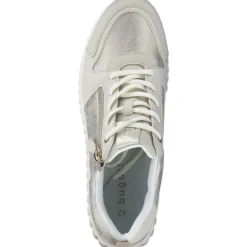 Bugatti Carini AI603, Schnürschuhe, Damen, beige/metallics