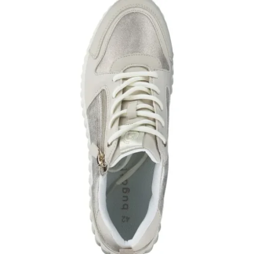 Bugatti Carini AI603, Schnürschuhe, Damen, beige/metallics