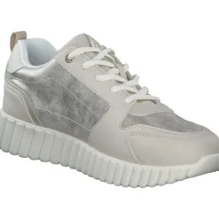 Bugatti Carini AI603, Schnürschuhe, Damen, beige/metallics