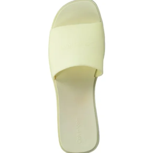 Calvin Klein HW0HW00749, Offene Halbschuhe, Damen, Gelb