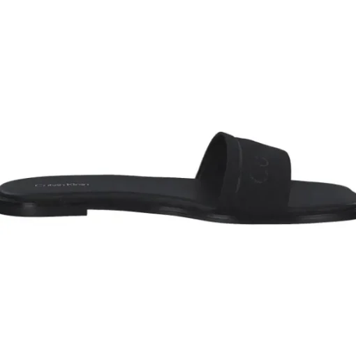 Calvin Klein HW0HW00817, Plateau-Pantoletten, Damen, CK black