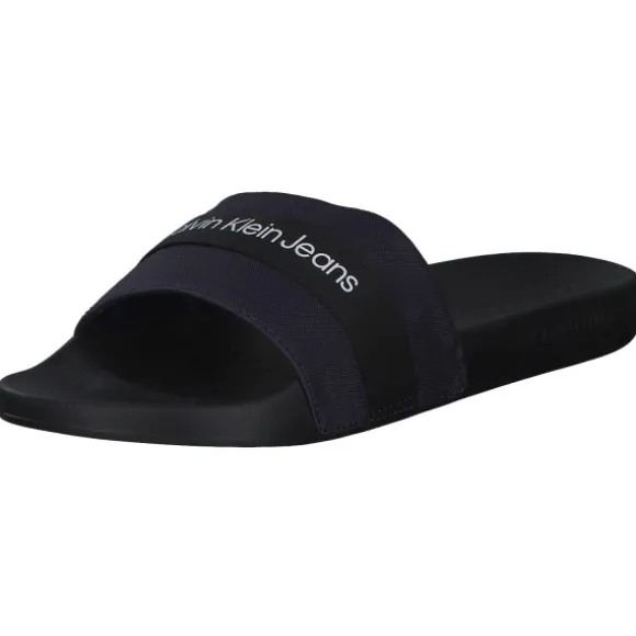 Calvin Klein YM0YM00393, Pantoletten & Badeschuhe, Herren, Evening blue