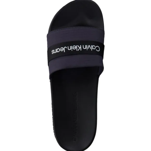 Calvin Klein YM0YM00393, Pantoletten & Badeschuhe, Herren, Evening blue