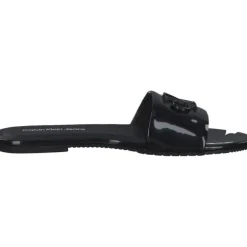 Calvin Klein YW0YW01348, Plateau-Pantoletten, Damen, black