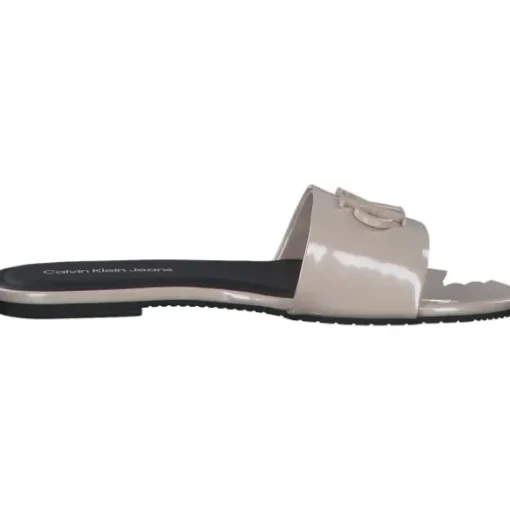 Calvin Klein YW0YW01348, Plateau-Pantoletten, Damen, whisper pink