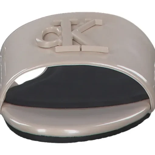 Calvin Klein YW0YW01348, Plateau-Pantoletten, Damen, whisper pink