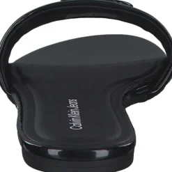Calvin Klein YW0YW01348, Plateau-Pantoletten, Damen, black
