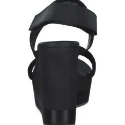 Calvin Klein YW0YW01360, Plateau-Sandaletten, Damen, black