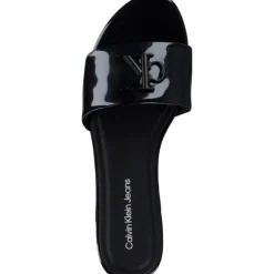 Calvin Klein YW0YW01348, Plateau-Pantoletten, Damen, black