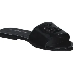 Calvin Klein YW0YW01348, Plateau-Pantoletten, Damen, black