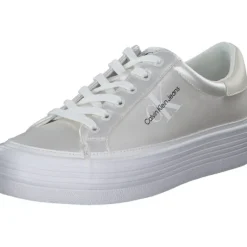 Calvin Klein YW0YW01037, Schnürschuhe, Damen, Pearlized Bright white