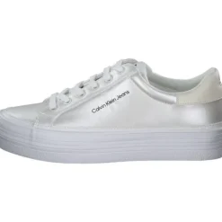 Calvin Klein YW0YW01037, Schnürschuhe, Damen, Pearlized Bright white