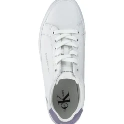 Calvin Klein YW0YW01223, Schnürschuhe, Damen, white/lavendel