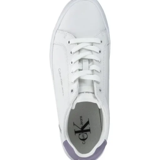 Calvin Klein YW0YW01223, Schnürschuhe, Damen, white/lavendel