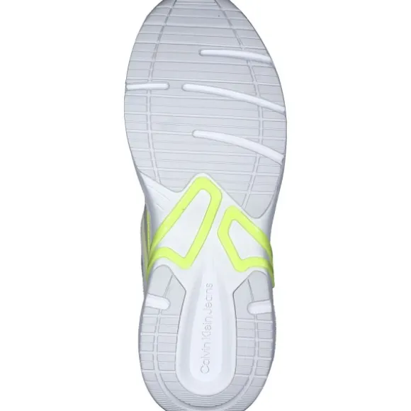 Calvin Klein YW0YW00891, Sneakers Low, Damen, Weiß (Gelb)