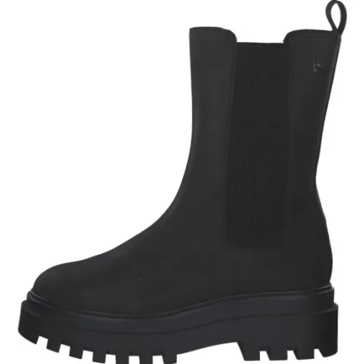 Calvin Klein YW0YW016840GJ, Stiefeletten, Damen, triple black