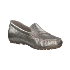 Caprice 24651, Mokassins, Damen, PLATIN METAL.