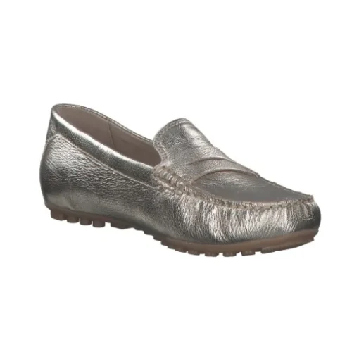 Caprice 24651, Mokassins, Damen, PLATIN METAL.